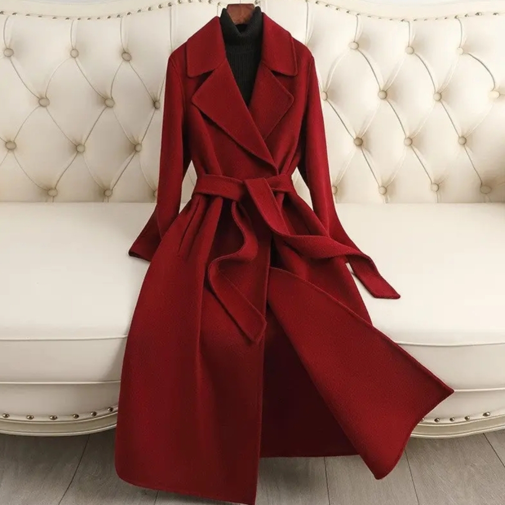 NWT Crimson Wool Coat